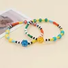 Strand Go2Boho Bracciale con perline colorate per donna Gioielli di moda Braccialetti con ciondoli con fiori in acrilico Elastici Pulseras Gioielli carini