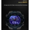 손목 시계 럭셔리 브랜드 나피 포스 디지털 스포츠 시계 남성 강철 방수 크로노 그래프 시계 패션 발광 쿼츠 손목 시계 Man 230215