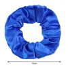 New women satin Scrunchie Elastic Handmade Multicolor Hair Band Silky Ponytail Holder Headband Hair Ties Rope Hair Accessories