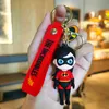 Оптовые 2D 3D -аксессуары для Keyring милый мультипликационный аниме силиконовый резиновый сеть Custom Soft PVC -малина