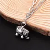 Anhänger Halsketten Mode Edelstahl Halskette Vintage Elefant Für Frauen Männer Gothic Schmuck Party Geschenke