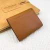Najwyższej jakości miękkie togo torebka cowsin krótka portfele złota sprzętowa skórzana karty uchwyty na karty torebki mody 3401276