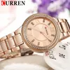 Armbandsur Curren Fashion Women Watches Top Brand Luxury Ladies Girl Wrist Watch rostfritt stål armband klassisk casual kvinnlig klocka 9004 230215