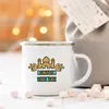 Mugs Eid Mubarak Moon Print Creative Coffee Cup Ramadan Party Decor Drinks Wine Juice Cocoa Cups Islamic Muslim Enamel Gifts