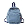 School Bags Casual Denim Women Small Backpacks Teenagers Girls Schoolbag Book Bag High Quality Ladies Daily Travel