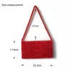 Evening Bags Bead Bag Manufacture Wholesale Custom Color Design Ladies Party Bag small Messenger Bag Beach Purses and Handbags 230215