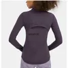 Women's Tracksuits Autumn Winter New Zipper Jacket Quick-Drying Yoga Clothes Long-Sleeve Thumb Hole Training Running Jacket Women Slim Fitness Coat66