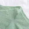 Femmes chaussettes 1 paire froufrous à volants drôle mignon Kawaii pur coloré rayé blanc bleu jaune japonais chaussette pour cadeaux