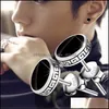 Autres boucles d'oreilles pour hommes Mâle Net Celebrity Personnalité Huile Goujon Pour Hommes Simple Dominateur Modèle Boucle D'oreille Drop Livraison Bijoux Dhblx