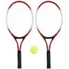 1pair Tennis Rackets With 1pc Tennis Ball & 1pc Bag, For Outdoor Sports, Tennis Playing, Friends And Family Entertainment