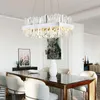 Pendant Lamps Modern Crystal Ceiling Chandelier For Living Room Bedroom Led Decor Designer Luxury Gold/ Chrome Indoor Lighting