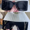 Sunglasses For Women Summer 119 popular Style Anti-Ultraviolet Retro Plate Square Big Invisible Frame Glasses Whit Box 119 model