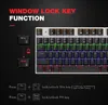 Keyboards Metoo Gaming Mechanical Keyboard 87/104 Keys Red Switch Gaming Russian Keyboard for Laptop PC for Dedicated Gamers T230215