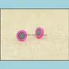 Stud Earrings For Women 6 Pair/Pack Cute Handmade Polymer Fruit Hypoallergenic Drop Delivery Jewelry Dhepf