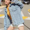 Women's Jackets Oversize Jeans Jacket Women 2023 Autumn Streetwear Loose Designs Denim Coat Long Sleeve Female Ladies Outwear 5166