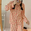 Damska odzież sutowa panie nadruk owocowy 2pcs Sets Pajama