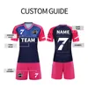 Outdoor T-Shirts Wholesale Custom Personalized Girls Football Shirt High Quality Women Football Uniform Breathable Soccer Jersey For Female S103 230215