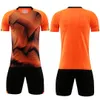 Outdoor T-Shirts Children Gradient Soccer Jerseys Men Sports Sets Customized Footballer Uniforms Futbol Training Suit Football Team Training Wear 230215