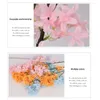 Dekorativa blommor skapar vitalitet Lätt att ta hand om Simulering Cross Cherry Blossom Flower Home Decor för hushåll