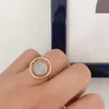 Band Rings Kinel Hot Full Paved Natural Zircon Women's Ring Terndy 585 Rose Gold Unique Design Wedding Party Daily Jewelry Best Gift Girls G230213