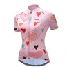 Racing Jackets Summer Cycling Clothing 2023 Women Fancy Pattern Jerseys Bicycle Shirts Mountain Bike Clothes Sportwears