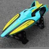 Electric/RC Boats Professional RC High Speed Racing Boat Waterproof Rechargeable Model Electric Radio Remote Control Speedboat Gifts Toys for boys 230214