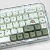 Keyboard 124 Keys PBT Keycap XDA Profil bar barwnik angielski japońskie macierzy spersonalizowane klawisze do wiśni MX Przełącznik Mechaniczna klawiatura T230215