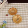 Round Mini Dish Drying Creative Environmental Protection Natural Bamboo Soap Holder