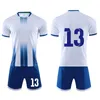 Outdoor T-Shirts Custom Soccer Jersey Set Men Football Uniform Soccer Jerseys Futbol Child Football Set Suit Men Tracksuit 3XS-3XL 230215