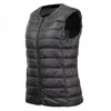 Women's Down & Parkas Fashion Vest Women Portable Ultra Light Sleeveless Waistcoat Winter Warm Coat OutwearWomen's