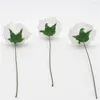 Decorative Flowers Mint Roses Artificial 100 Heads For Bridal Bouquet Wedding Decor Floral Arrangement Centerpiece Wholesale Lots