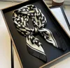 70-70cm Designer Print Floral Silk Scarf Headband for Women Fashion Long Handle Bag Scarves Letter Shoulder Tote Luggage Ribbon Head Wrap 23style