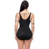 Kvinnors Shapers Zipper Control Slimming Shaper Corset Faja Open Byst Bodysuit Plus Slimmer Body