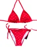Designer Sexy Bikini Set für Frauen Bandage Badeanzug Zweiteiler Crop Top Bademode Tanga Badeanzug Hohe Taille Beachwear