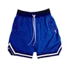 Designer Swim Herren-Schwimmmuskel-Fiess-Laufshorts mit hoher Taille, blau, große Größe 5XL