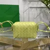 7A Designer Bag Crossbody Mini Loop Handmade Tecido Genuíno Bolsa de Couro Op Qualidade Weave Ombro Tote Embreagem Sacos de Noite Luxo 98090 Moda Mulher Bolsas