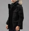 Parkas Coats męscy projektanci damskiej kurtki veste homme zima jassen puffer Big futra Apprey odzież Fourrure Manteau Hiver Canadian Parkas