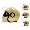 Motorcykelhjälmar Fast Full Face Helmet Four Seasons Modular Half Open Fashion Motocross Racing Capace Motomotorcycle