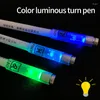 1Pcs Creative Spinning Constellation Color Luminous Turn Pen Rotating Gel Glowing Gift 0.5mm Writing Student School Supplies