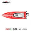 Elektrik/RC Tekneler UDIRC UDI005 RC Tekne 50km/s Yüksek Hızlı Su Geçirmez 2.4GHz Radyo Kontrol Teknesi Fırçasız RC Speedboat PVC Tekne Oyuncaklar Çocuklar İçin Hediye 230214