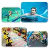 Tubi galleggianti gonfiabili Acqua colorata galleggiante per piscina Noodle Schiuma Acqua Galleggiante Aiuto Woggle Solid Noodle Anello flessibile per fila Piscina per bambini Noodle Accesso 230215