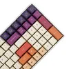 Claviers 143 fumée nuage Keycaps cerise profil colorant sous épais PBT 5 côtés Keycap ensemble pour ANSI 104 TKL GK61 96 75 GMMK NCR80 Mx clavier T230215