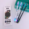 1Pcs Creative Spinning Constellation Color Luminous Turn Pen Rotating Gel Glowing Gift 0.5mm Writing Student School Supplies