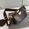 Luxe Designer Damestas Handtas Datumcode portemonnee designer leren dames schoudertassen clutch Drie in één
