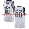 stitched embroidery Custom s Basketball Jerseys Lauri Markkanen Clarkson Kelly Olynyk Collin Sexton Rudy Gay Jarred Vanderbilt Mike Conley Beasley Azubuike