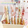 6pcs Kawaii Stationery Cute Gel Pens Stationary Japanese School Supplies Needle Point Pen Gift