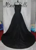 Feestjurken Modabelle Arabische zwarte avondjurk Crystal Avondjurk 2023 Dubai Long Vestido de festa kralen geborduurde formele jurken