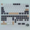 Claviers 129 touches/ensemble GMK café Keycap Cherry profil PBT colorant-Sublimation Keycap pour MX Switch 60% 80% disposition clavier mécanique T230215