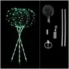 Ballong Nya lysande LED -ballonger med stick NT Ljus upplysta barn Toy Birthday Party Decorations 1098 V2 Drop Delivery DHVNW