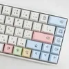 Claviers 136 touches craie Keycaps PBT Sublimation clavier mécanique Keycaps pour Cherry MX Switche T230215